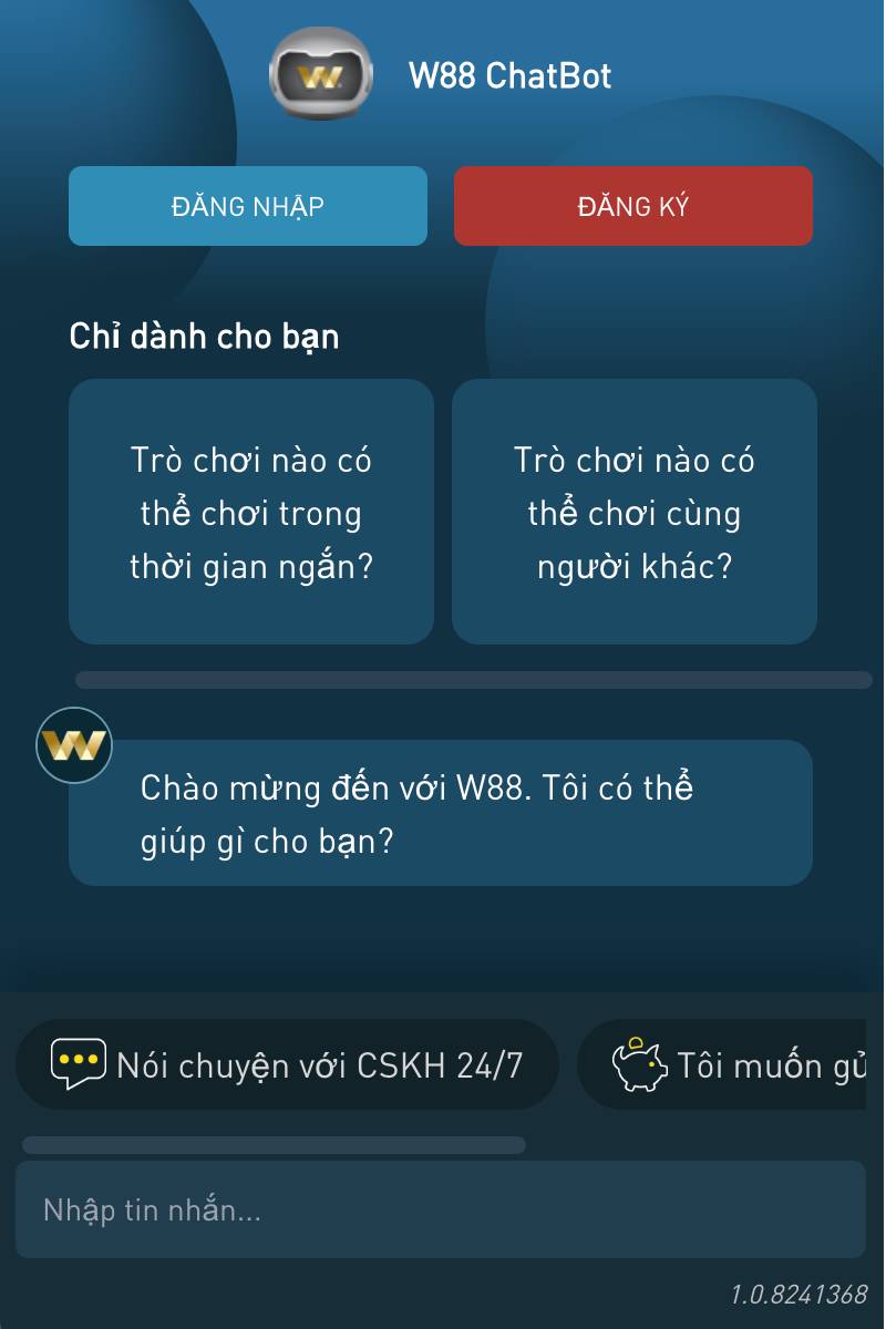 Chat truc tuyen w88